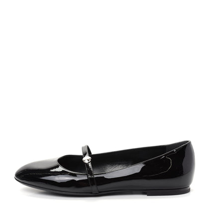 Louis Vuitton Patent Uniformes Ballet Flats 39 Black 1 of 10