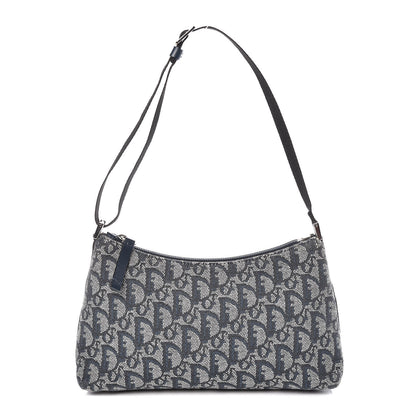 Christian Dior Monogram Shoulder Bag Pochette Blue 1 of 10