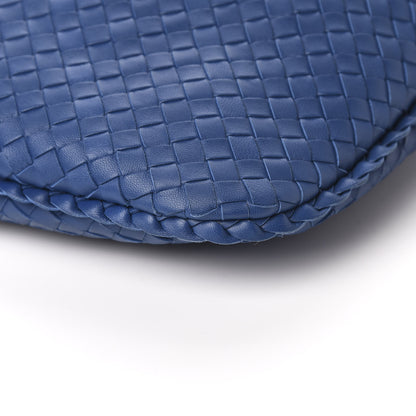 Bottega Veneta Nappa Intrecciato Medium Veneta Hobo Blue 9 of 10