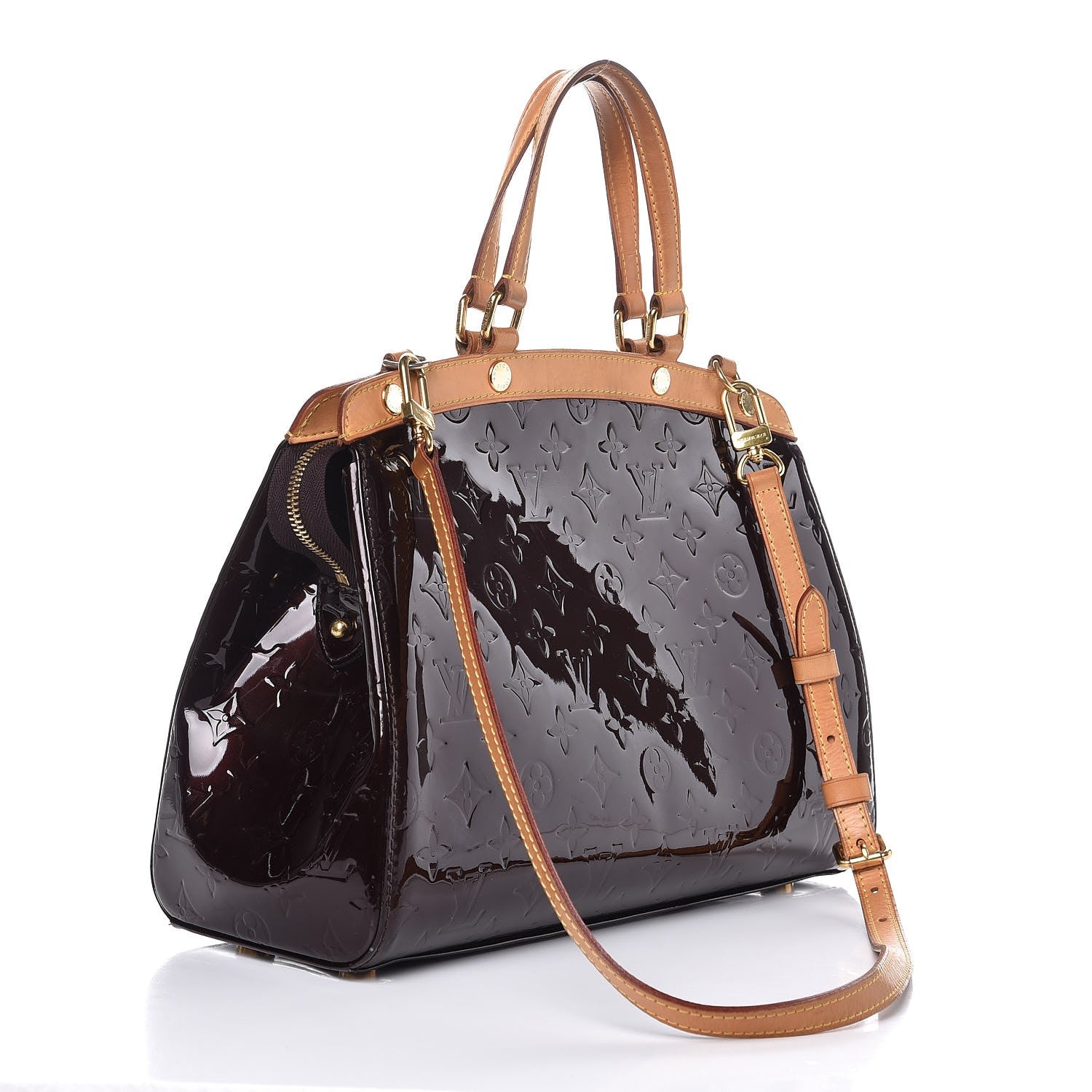 Louis Vuitton Vernis Brea MM Amarante 3 of 9