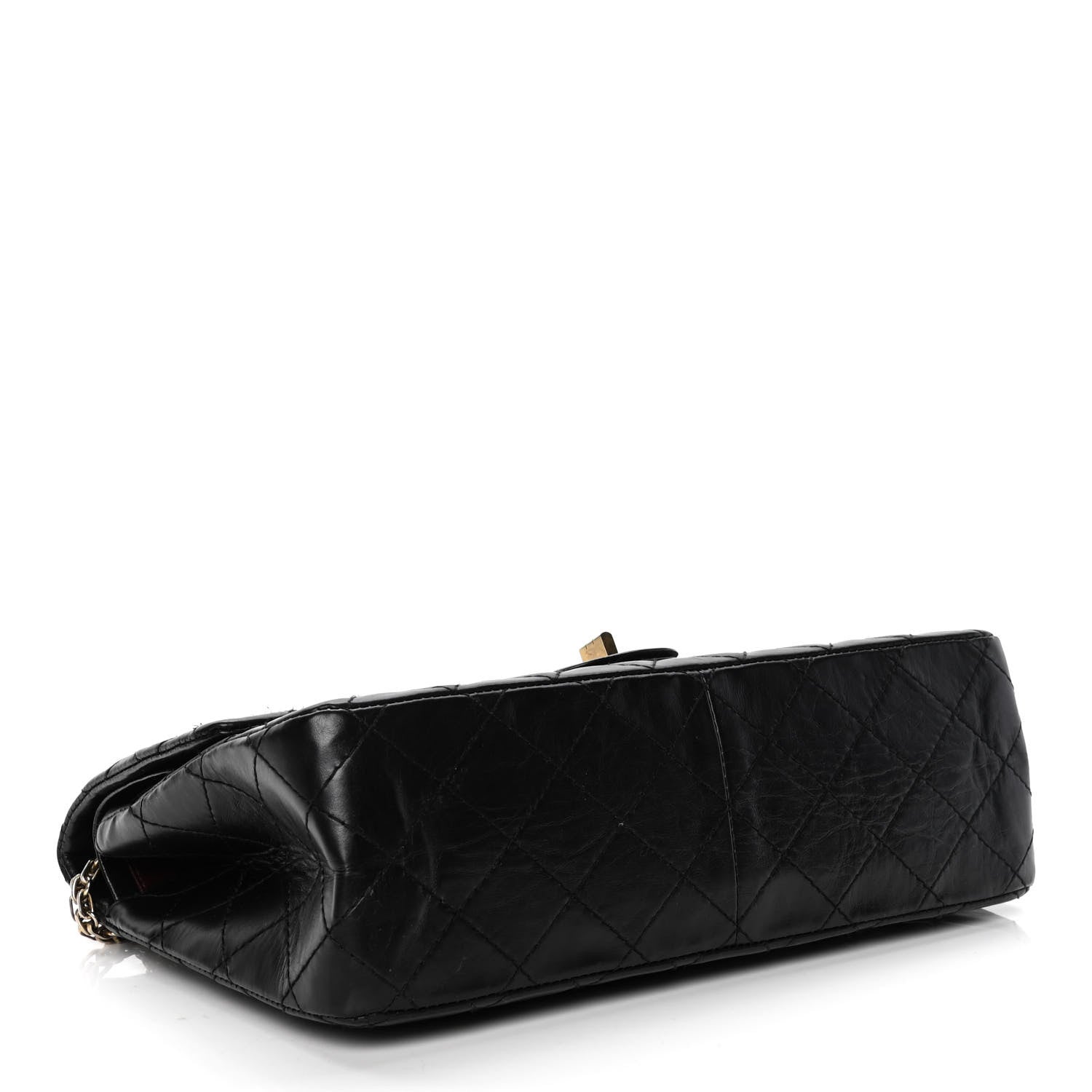 Chanel Aged Calfskin Quilted 2.55 Reissue 226 Flap Black 3 of 6