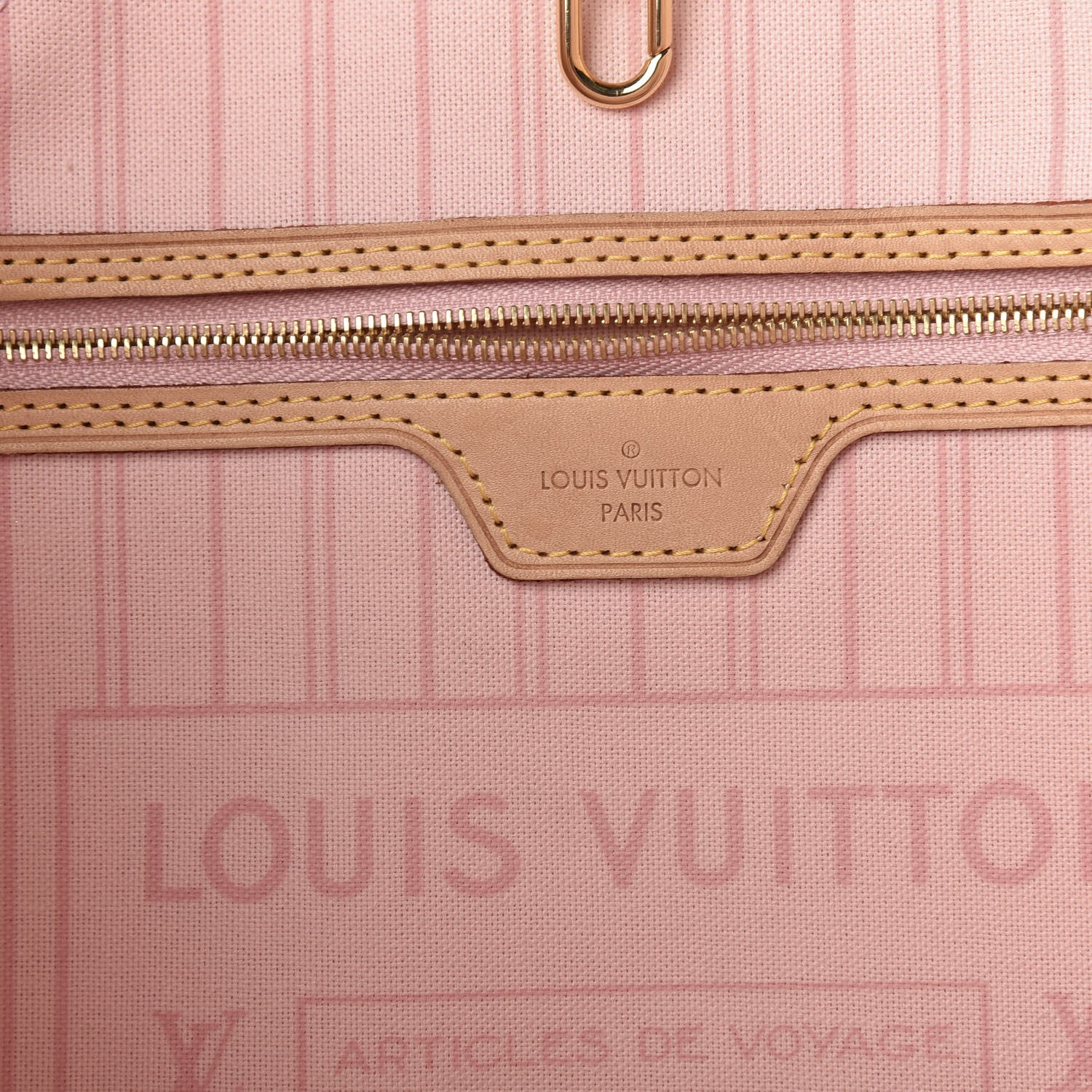 Louis Vuitton Damier Azur Neo Neverfull GM Rose Ballerine 7 of 15