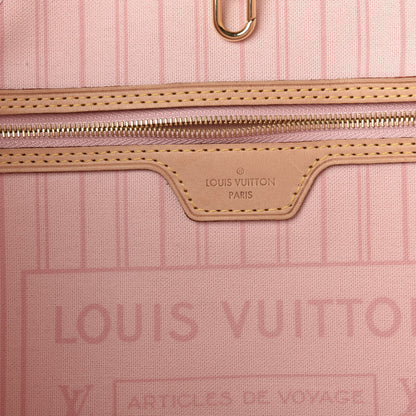 Louis Vuitton Damier Azur Neo Neverfull GM Rose Ballerine 7 of 15