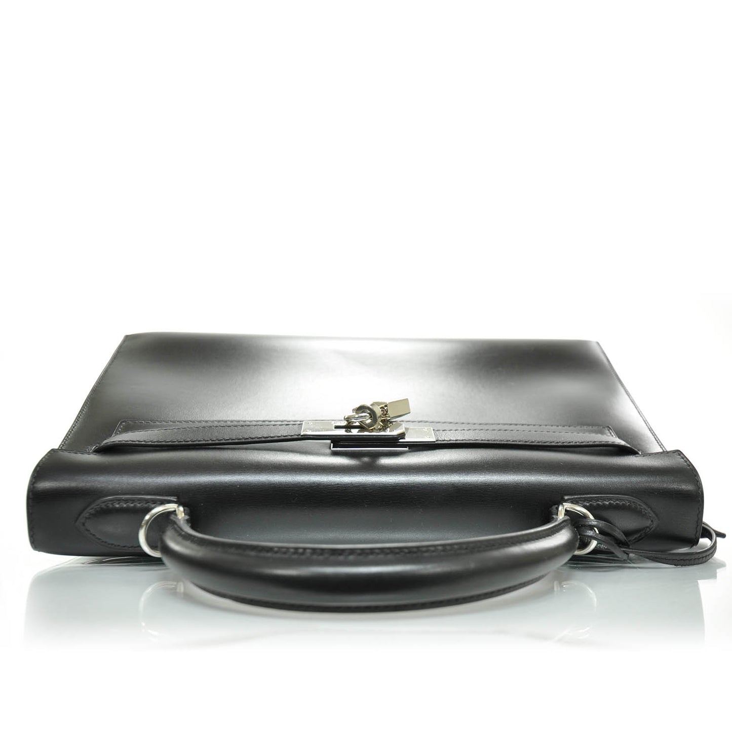 Box Calfskin Kelly 32 Black