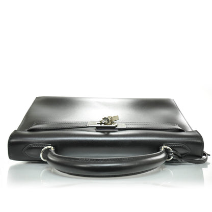 Hermes Box Calfskin Kelly 32 Black 8 of 11