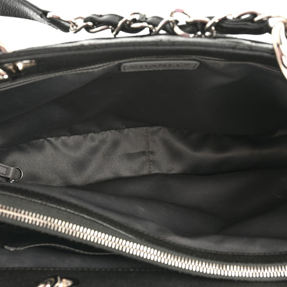 Chanel Caviar Quilted Grand Shopping Tote GST Dark Grey 7 of 22