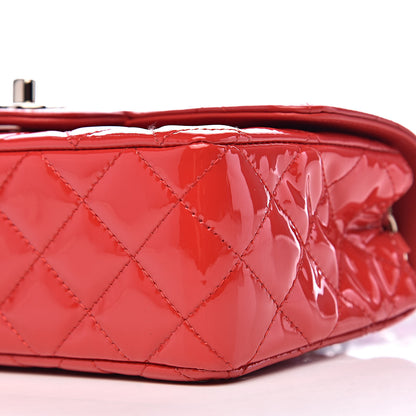Chanel Patent Calfskin Quilted Mini Rectangular Flap Red 9 of 11