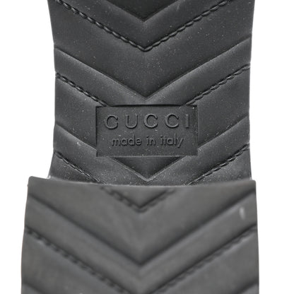 Gucci Rubber Gucci Logo Womens Platform 20/60mm Slide Sandals 37 Black 8 of 8