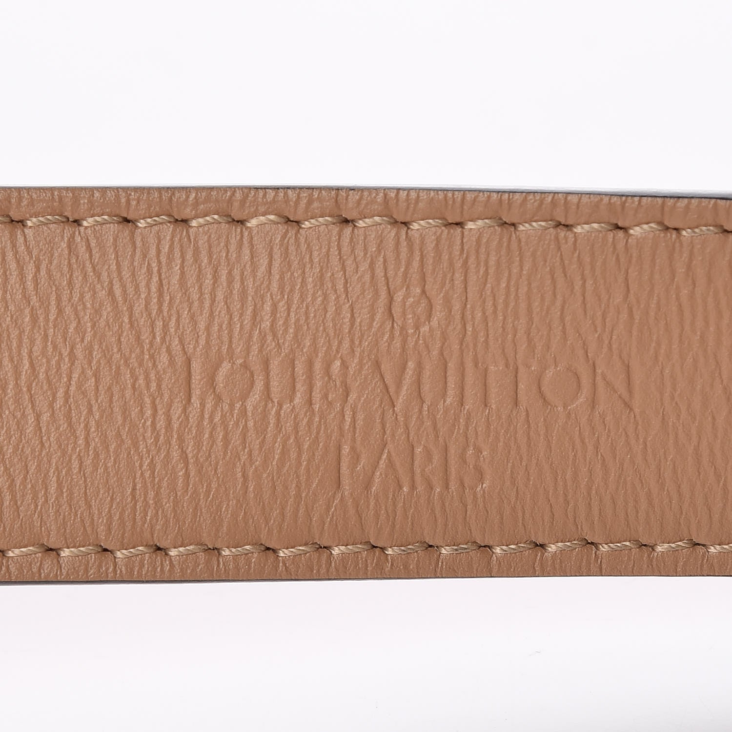 Louis Vuitton Calfskin Tuileries Besace Shoulder Strap Sesame Peach Creme 3 of 5