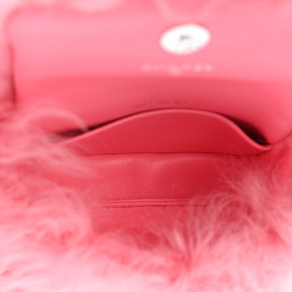 Chanel Shearling Lambskin CC Hook Card Holder Pink 5 of 9