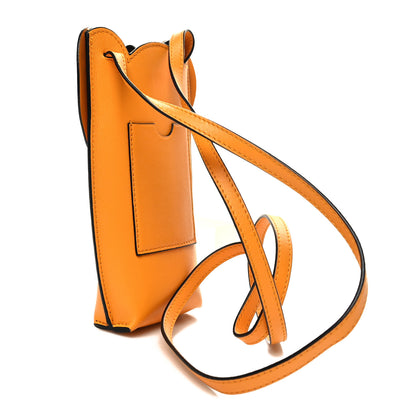 Loewe Calfskin Elephant Pouch Crossbody Bag Mandarin 2 of 10