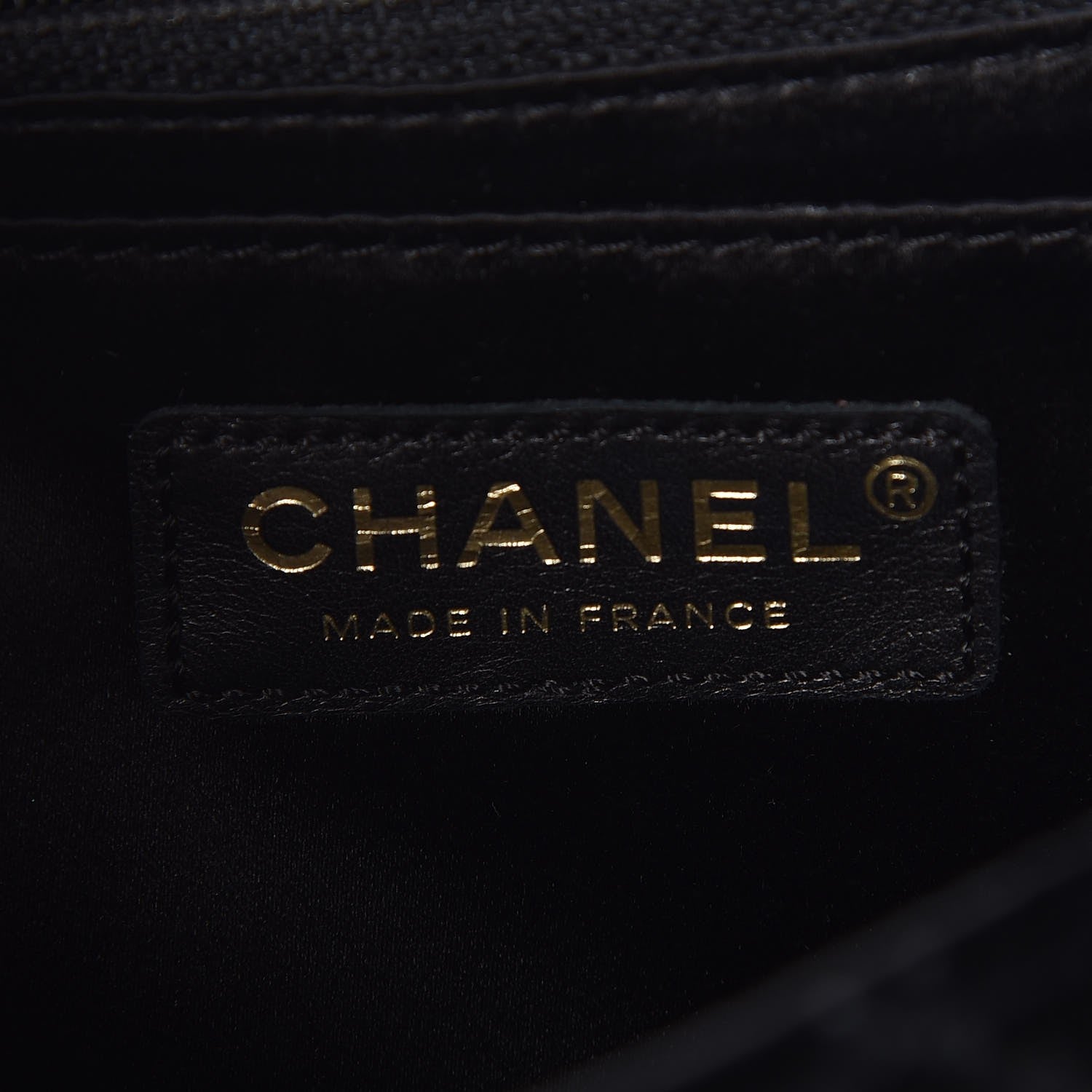 Chanel Velvet Pearl Quilted Medium Single Flap Black 6 of 9