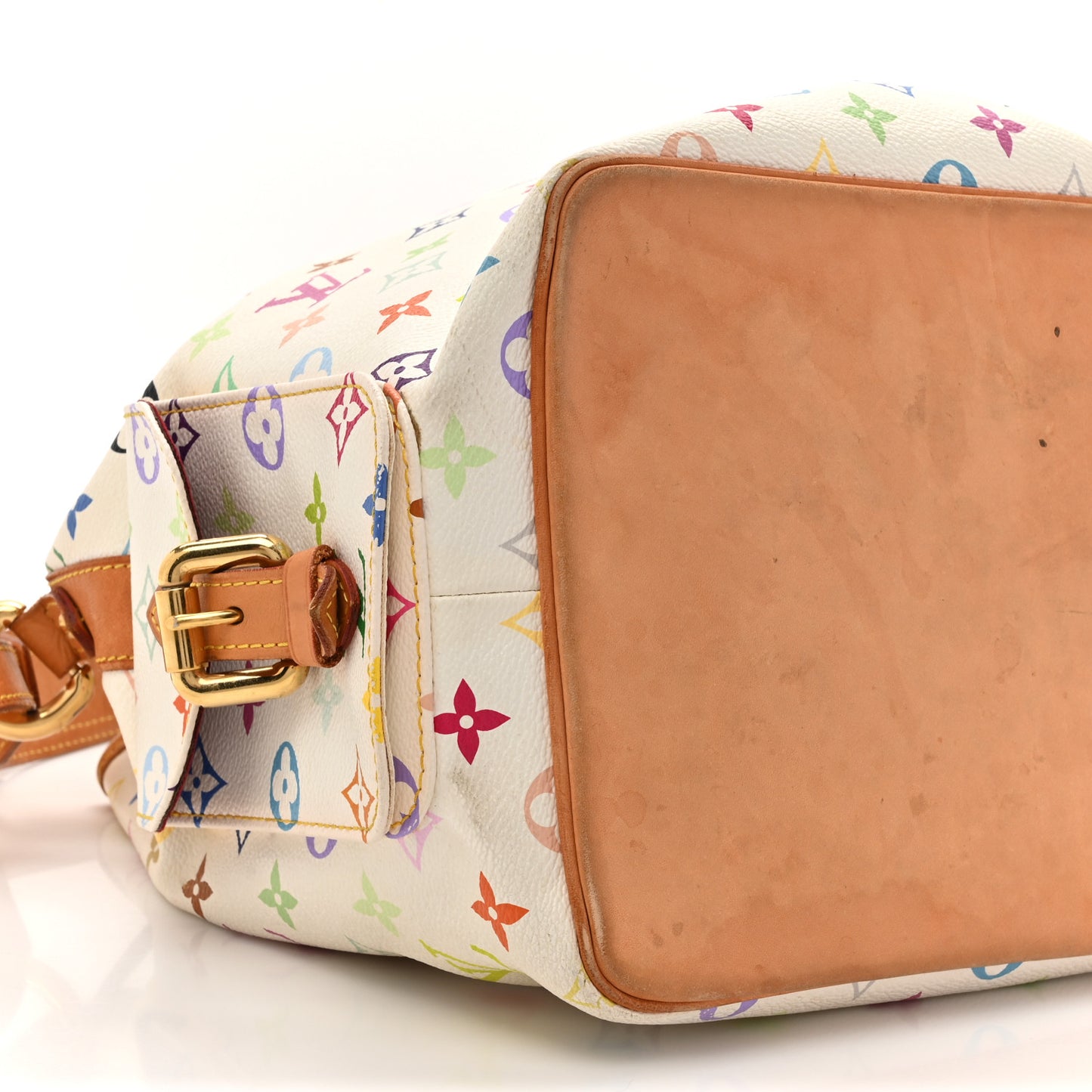 Monogram Multicolor Petit Noe White