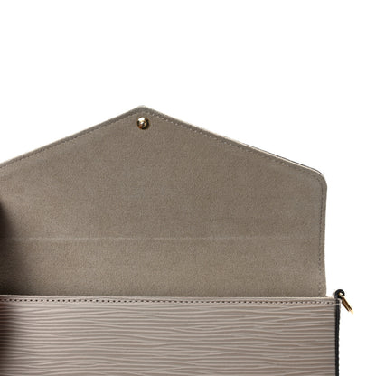 Louis Vuitton Epi Felicie Pochette Chain Wallet Galet 11 of 12