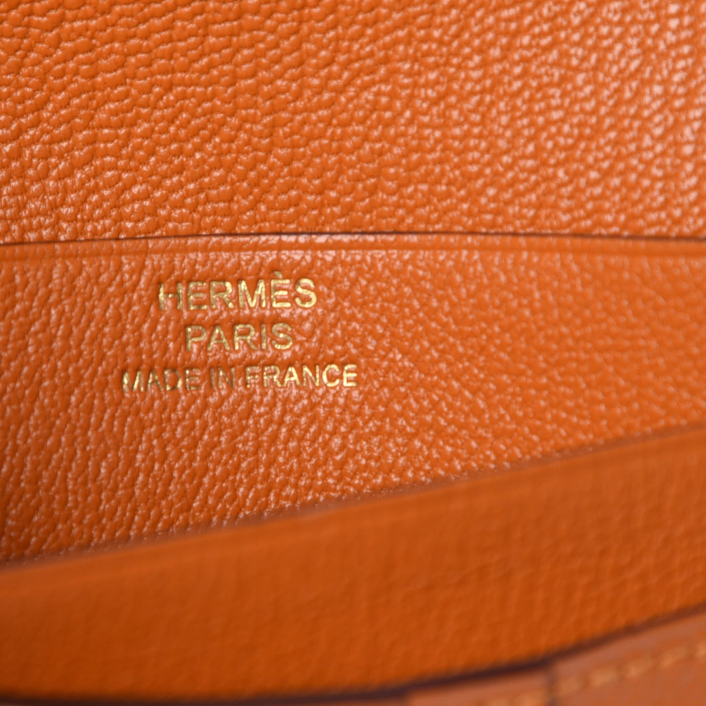 Chevre Mysore Bearn Compact Wallet Orange