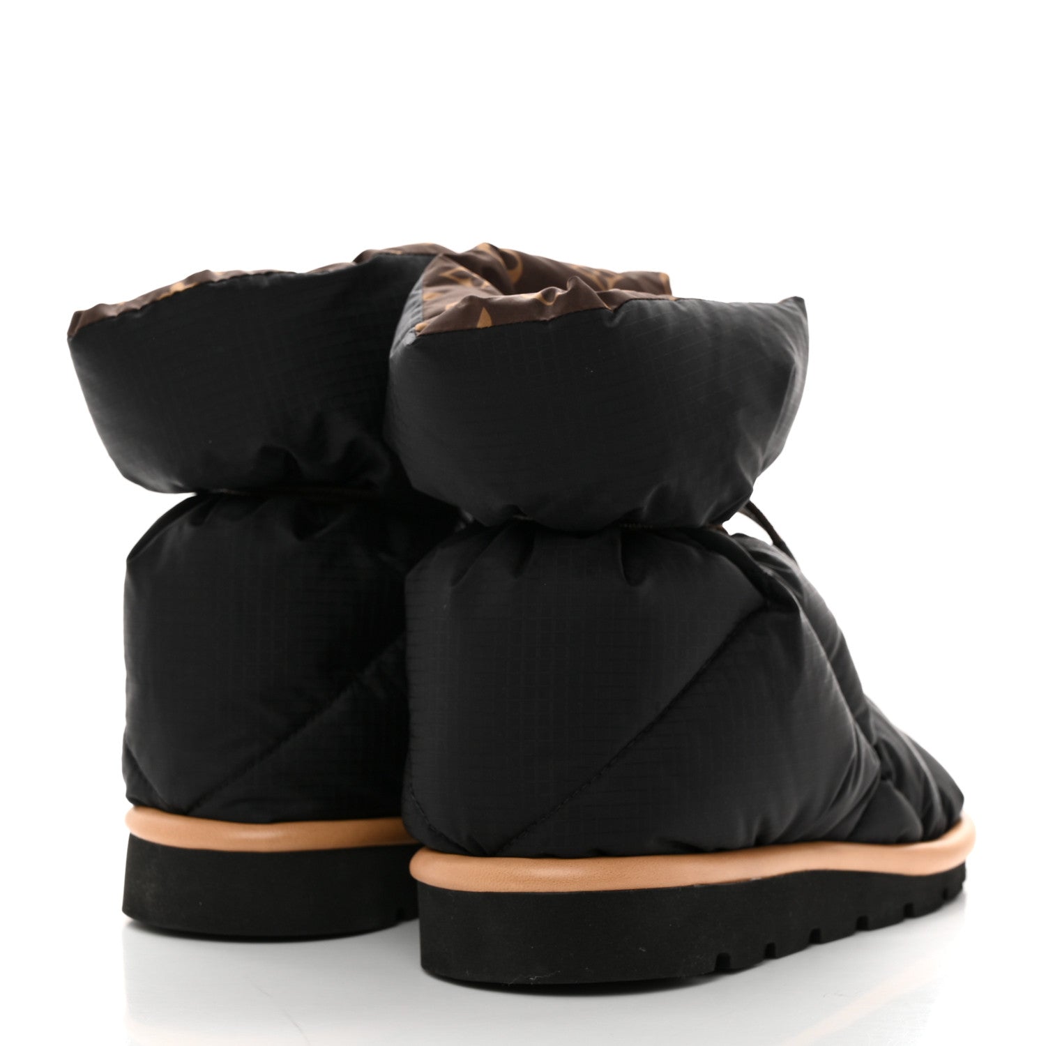 Louis Vuitton Nylon Monogram Pillow Comfort Ankle Boot 39 Black 4 of 9