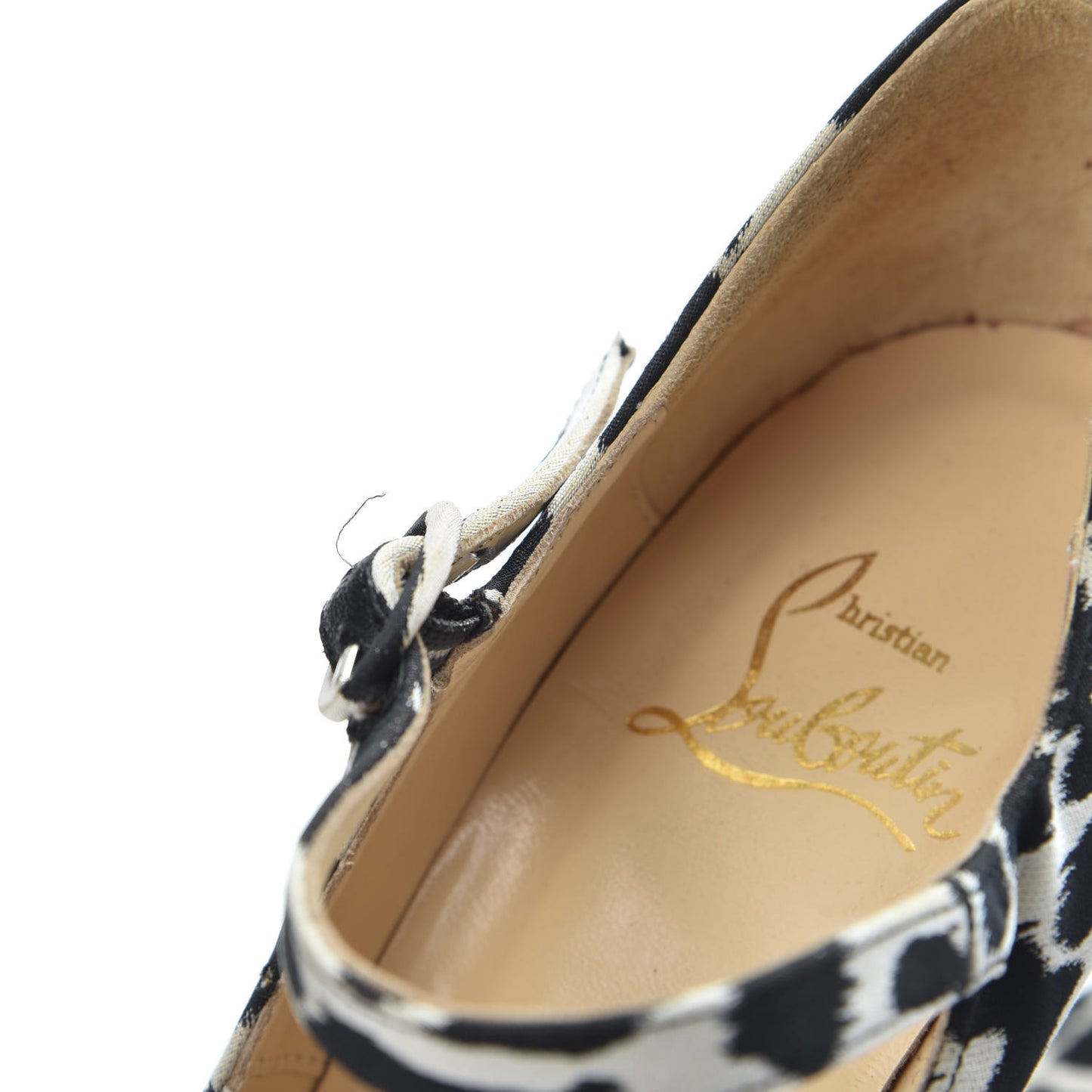 Tissu Leopardino Lady Daf 160 Pumps 39 Black White