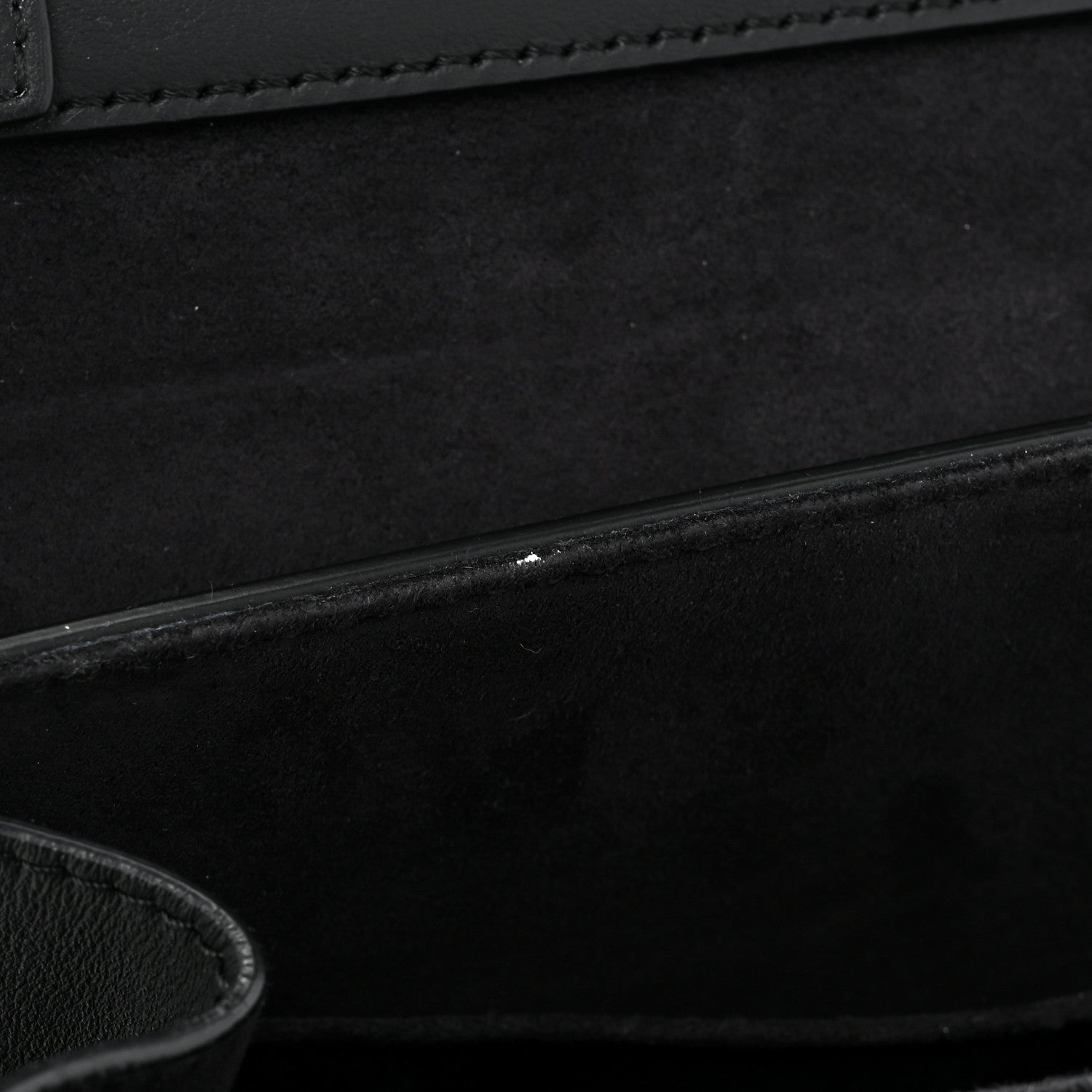 Fendi Vitello Century Velvet F is Fendi FF Kan I Shoulder Bag Black Tobacco 11 of 11