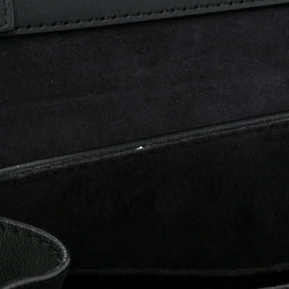 Fendi Vitello Century Velvet F is Fendi FF Kan I Shoulder Bag Black Tobacco 11 of 11
