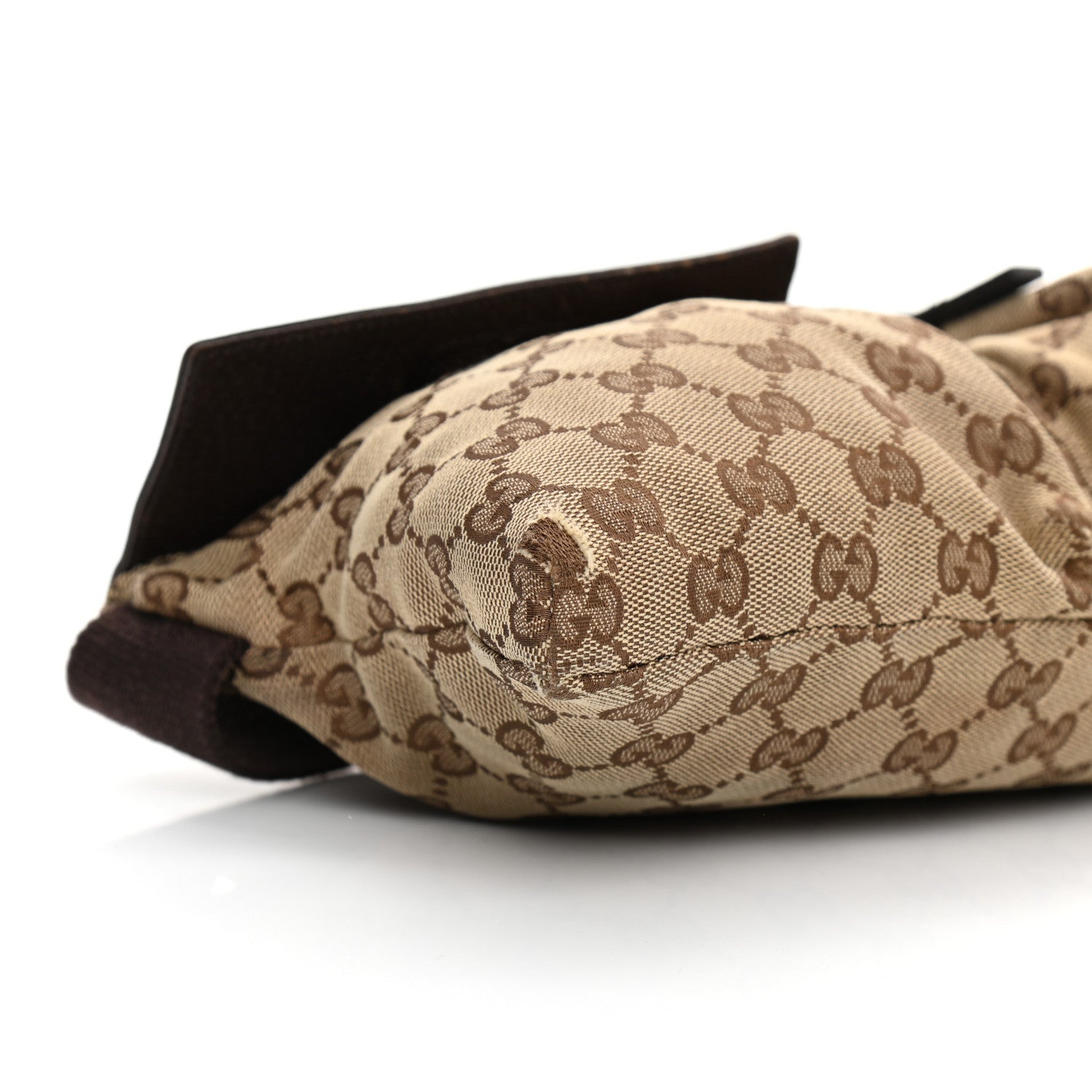 Gucci GG Monogram Double Pocket Belt Bag Dark Brown 10 of 13