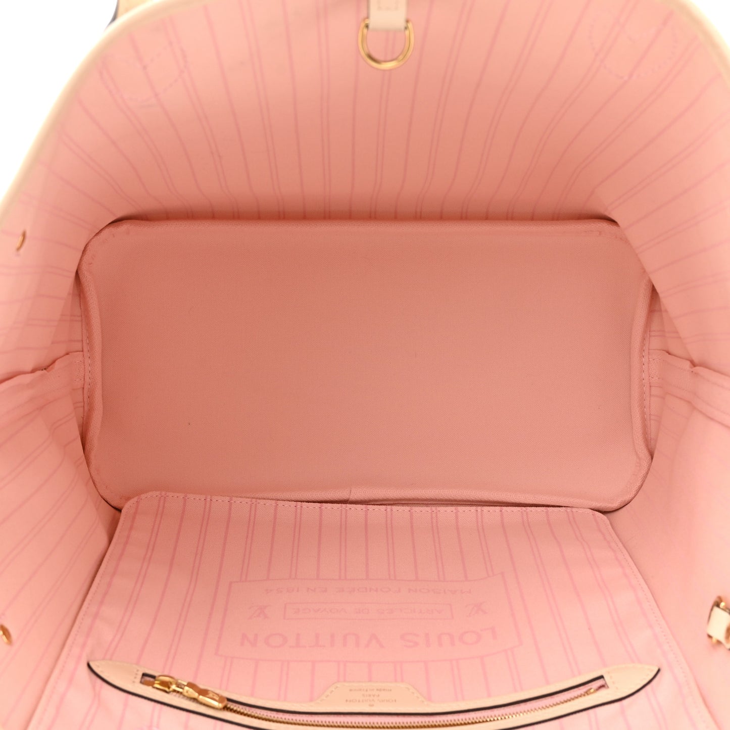 Damier Azur Braided Neverfull MM Pink