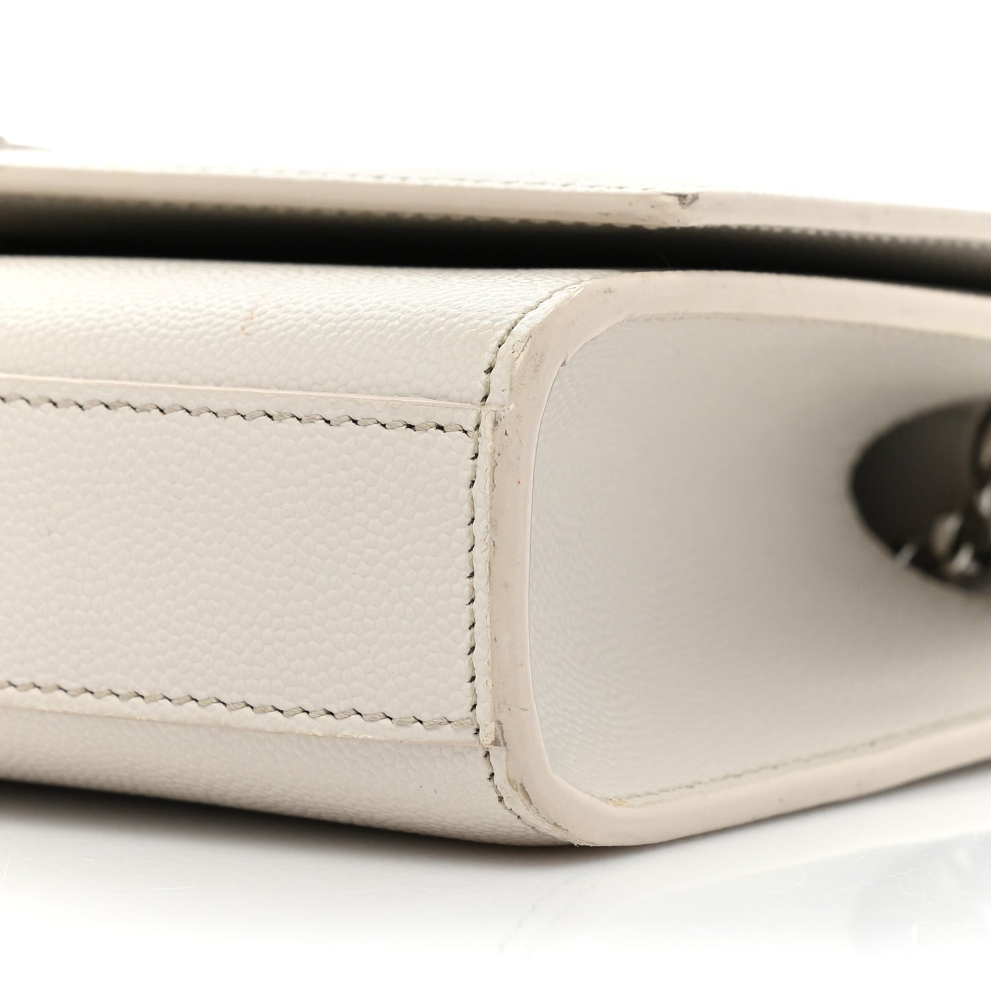 Grain De Poudre Small Monogram Kate Satchel Icy White