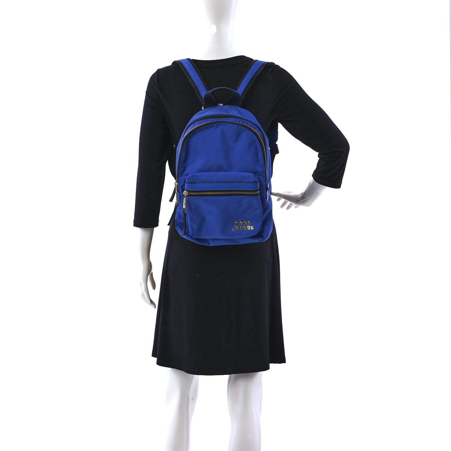 Marc Jacobs Nylon Logo Backpack Blue 2 of 14