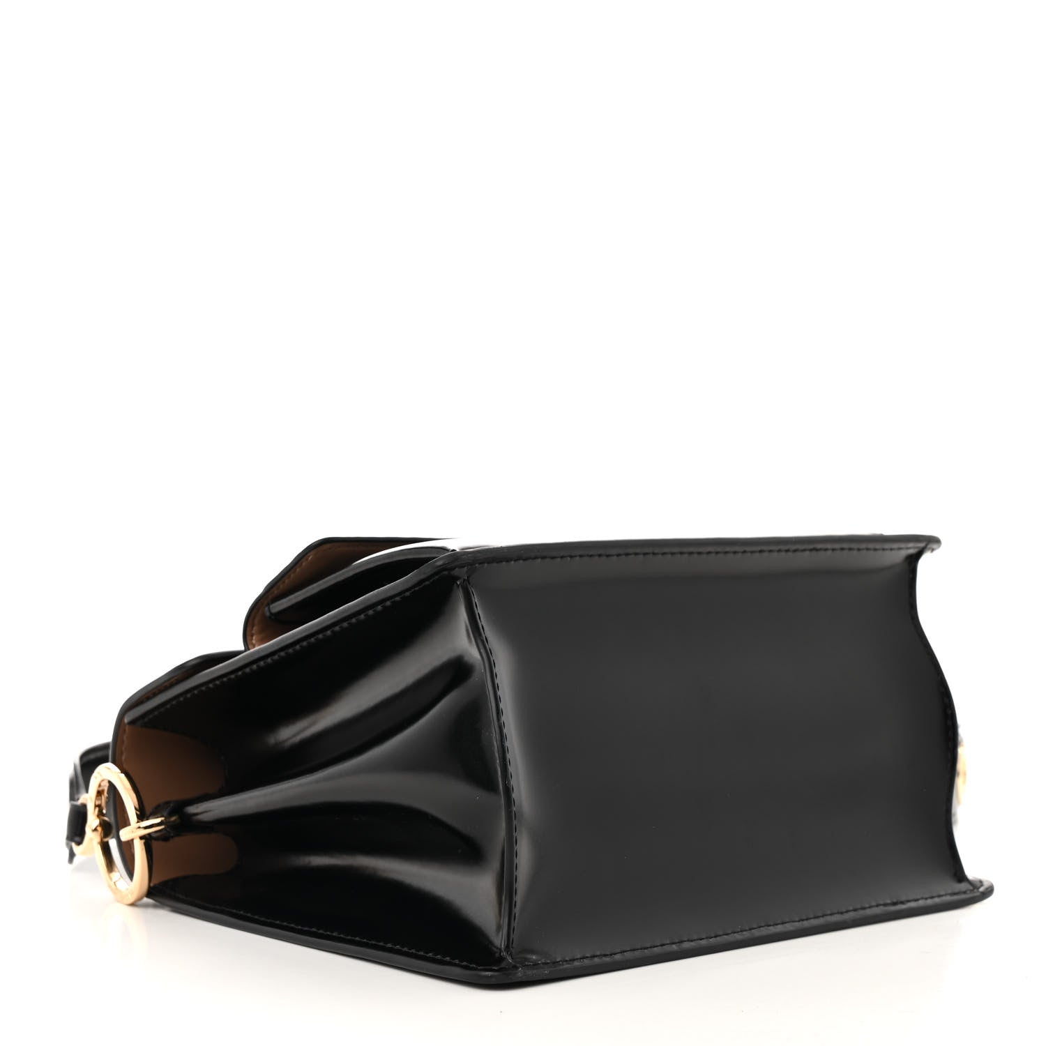 Marc Jacobs Shiny Calfskin Uptown Shoulder Bag Black 4 of 13