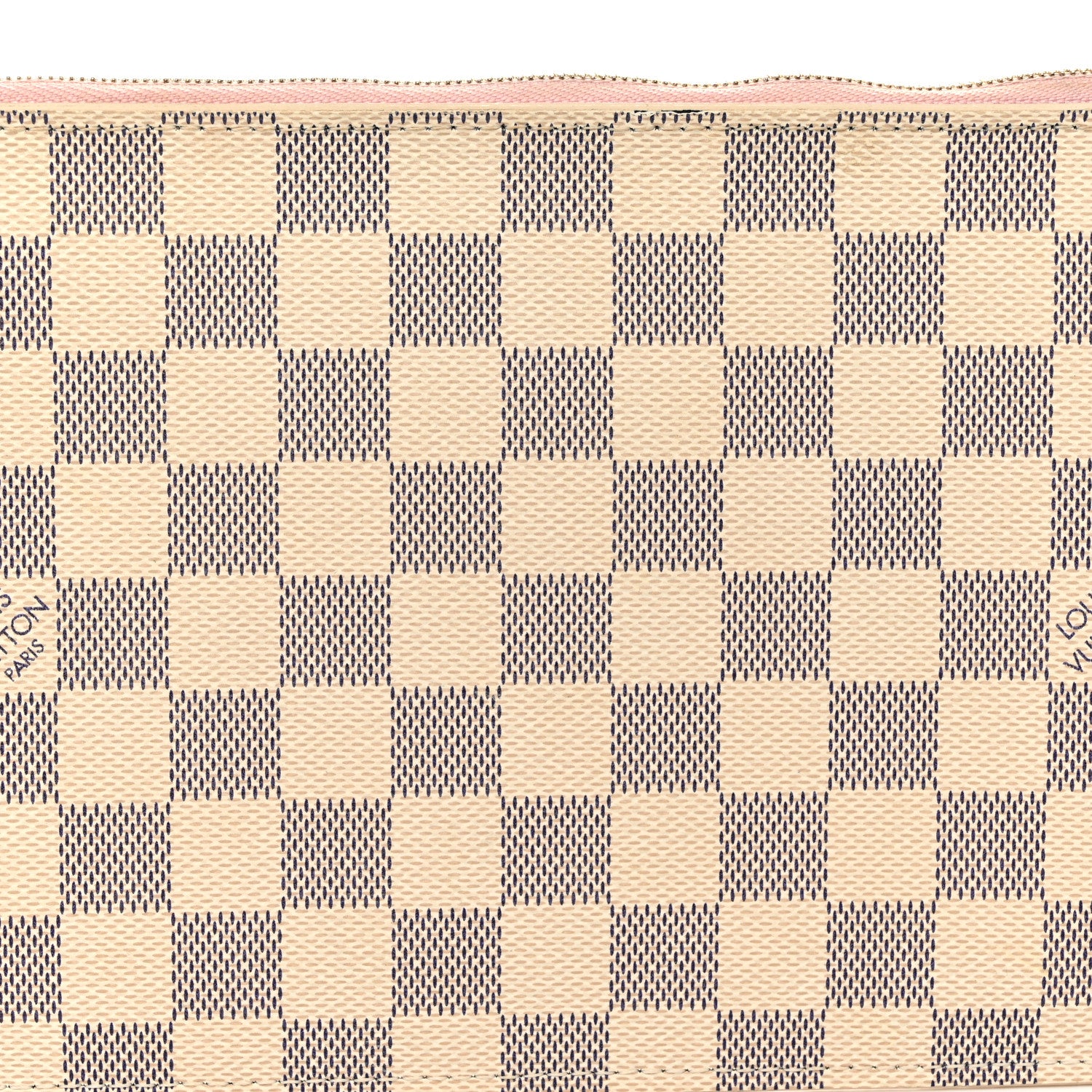 Louis Vuitton Damier Azur Neverfull MM GM Pochette Rose Ballerine 8 of 11