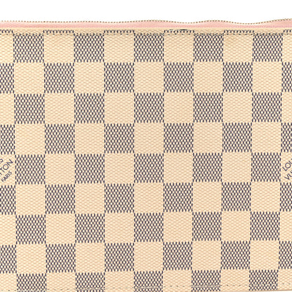 Louis Vuitton Damier Azur Neverfull MM GM Pochette Rose Ballerine 8 of 11