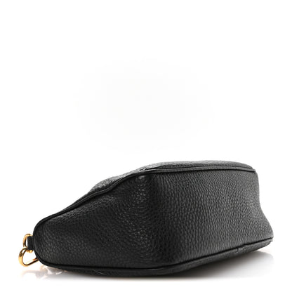 Prada Vitello Daino Pochette Bag Black 4 of 12