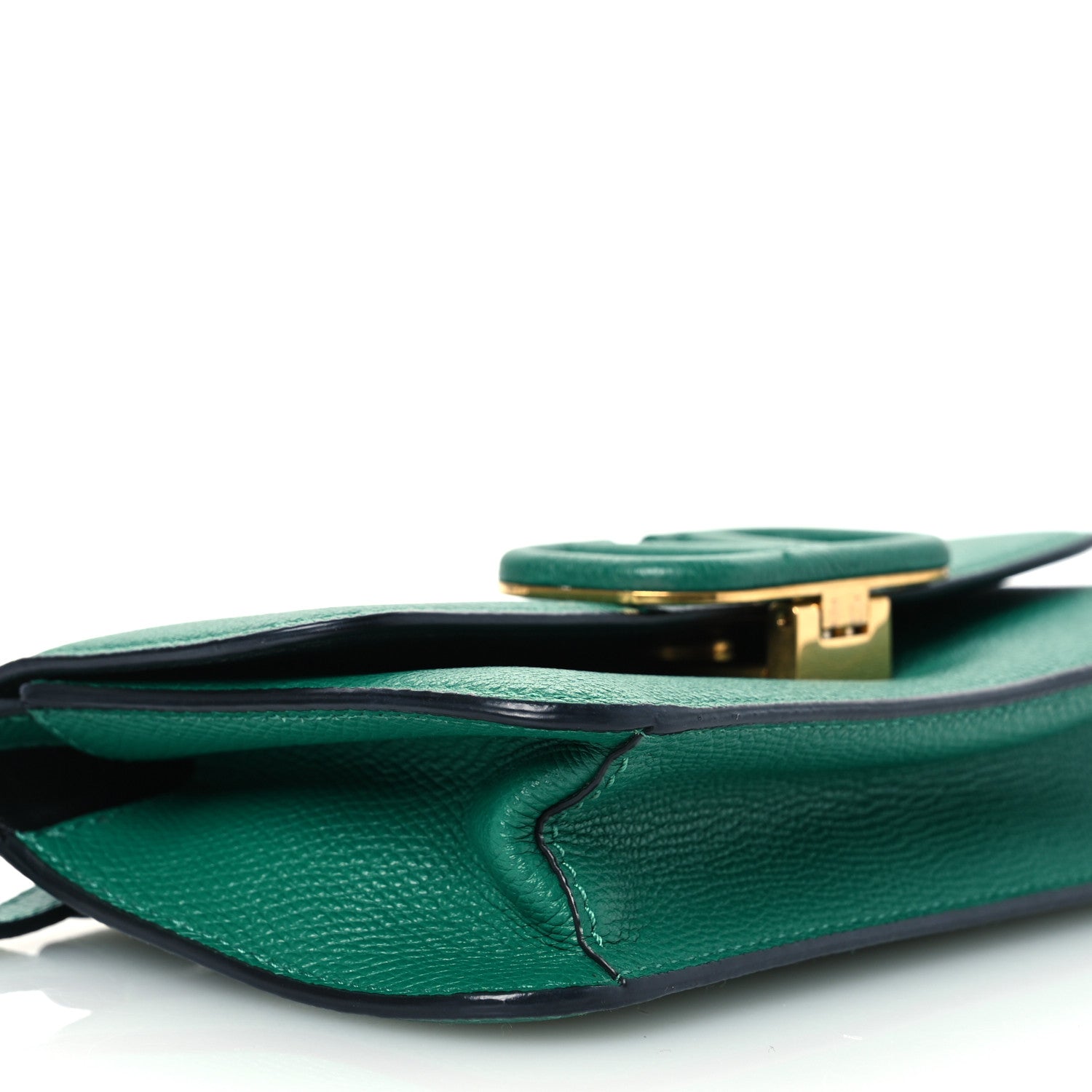 Valentino Garavani Grainy Calfskin VSling Belt Bag English Green 9 of 15