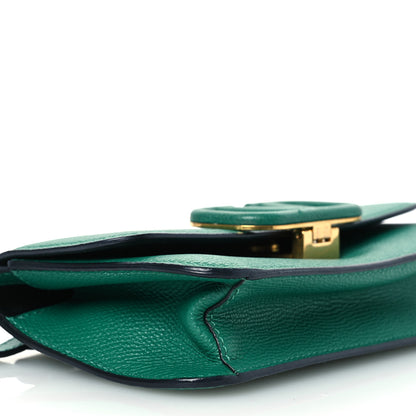 Valentino Garavani Grainy Calfskin VSling Belt Bag English Green 9 of 15