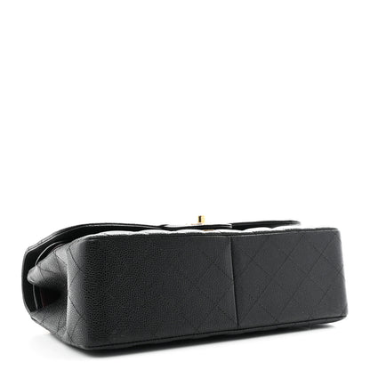 Chanel Caviar Quilted Jumbo Double Flap Black 4 of 10