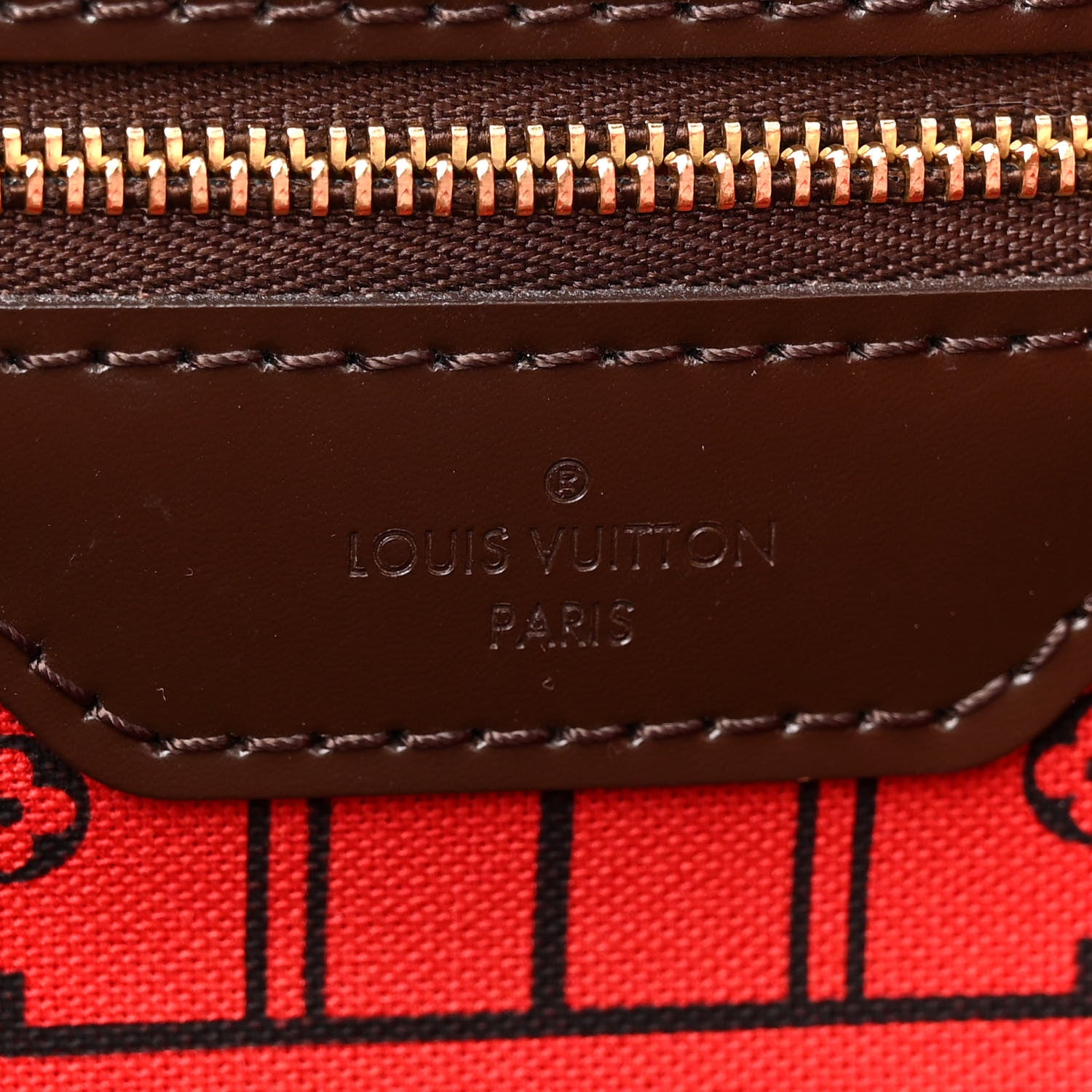 Louis Vuitton Damier Ebene Neverfull MM 6 of 10