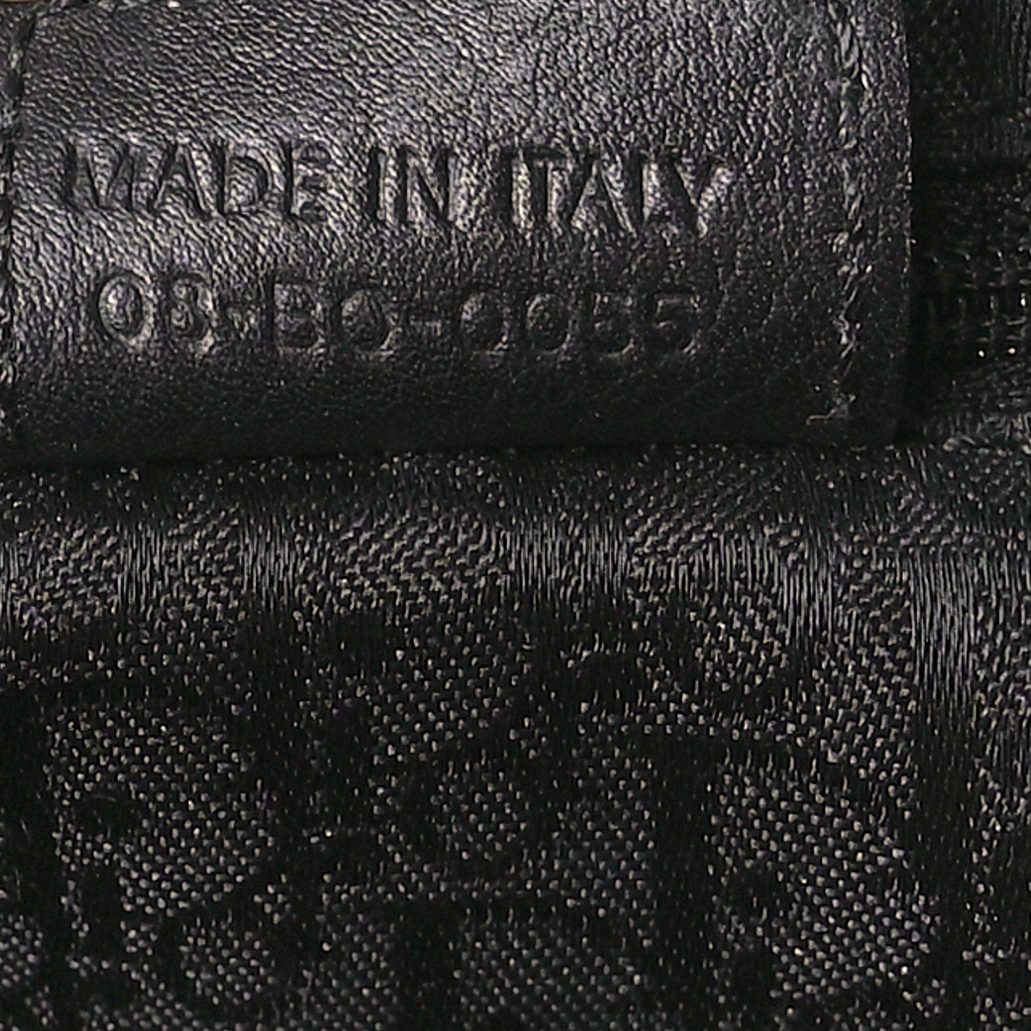 Christian Dior Calfskin Cannage D Buckle Tote Black 7 of 13