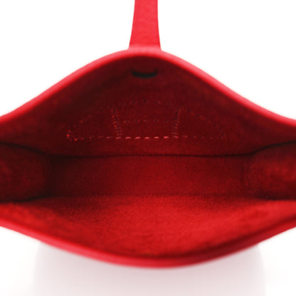 Hermes Taurillon Clemence Amazone Evelyne TPM Vermillion Rouge Vif 5 of 10