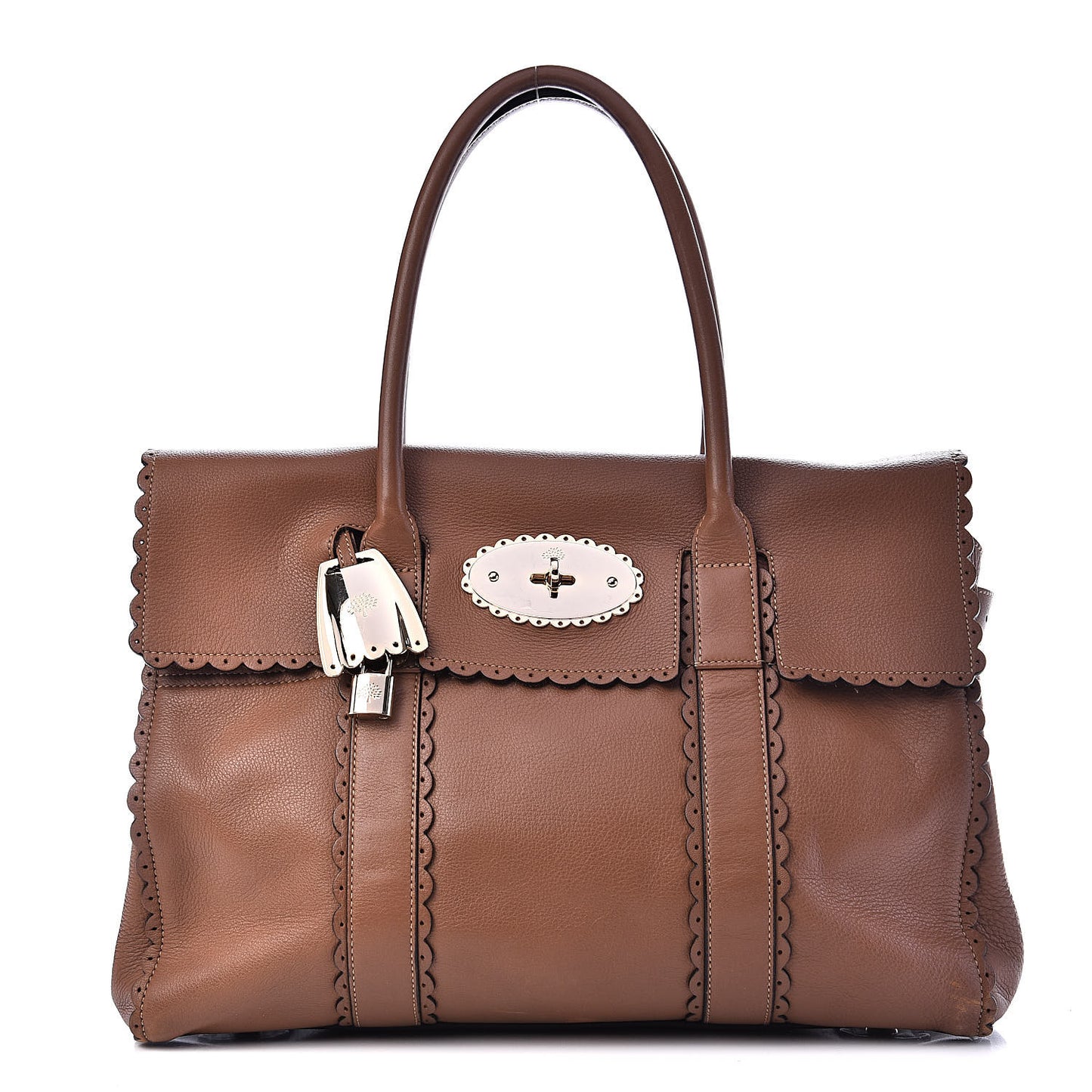 Soft Matte Leather Cookie Bayswater Satchel Oak