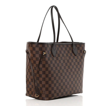 Louis Vuitton Damier Ebene Neo Neverfull MM Rose Ballerine 3 of 11