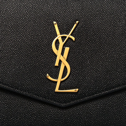 Saint Laurent Grain De Poudre Mini Uptown Crossbody Bag Black 7 of 14