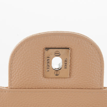 Chanel Caviar Quilted Jumbo Double Flap Beige Clair 7 of 9