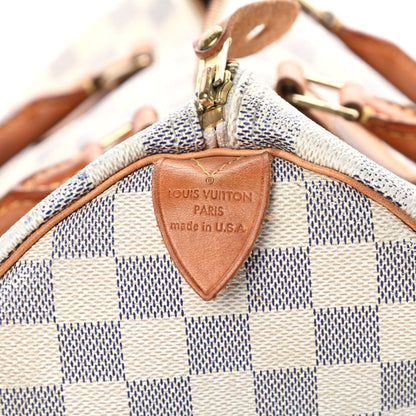 Louis Vuitton Damier Azur Speedy 30 6 of 22