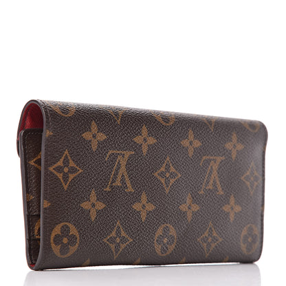 Louis Vuitton Monogram Josephine Wallet Red 3 of 8