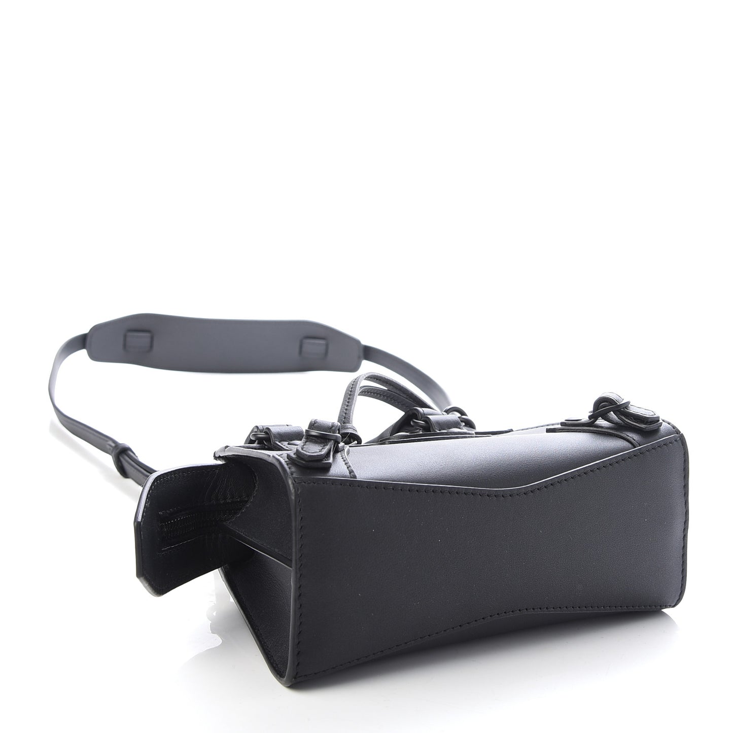 Smooth Calfskin Neo Classic Black Hardware Nano City Crossbody Black