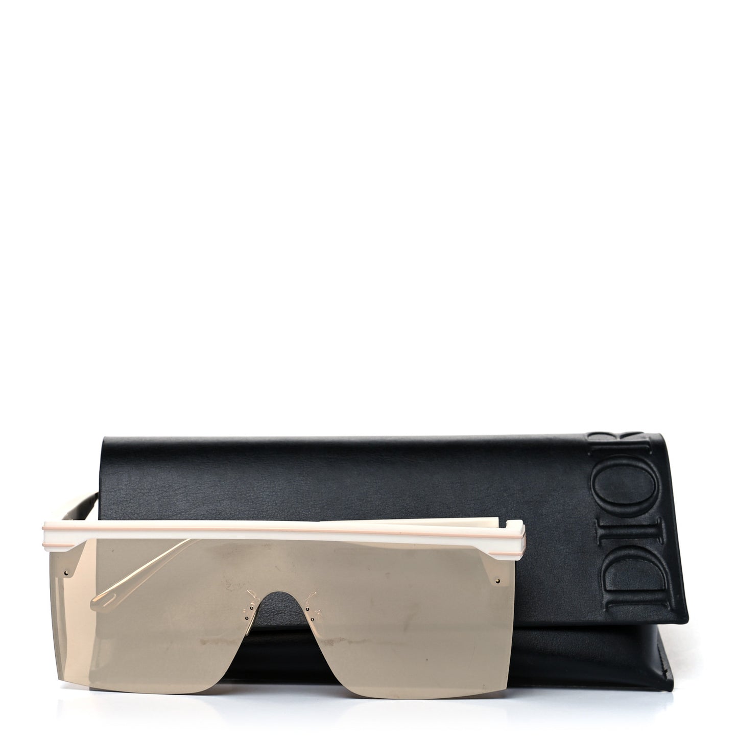 Oblique Diorclub M1U Mask Sunglasses White