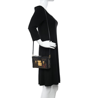 Louis Vuitton Monogram Petite Malle Black 2 of 11
