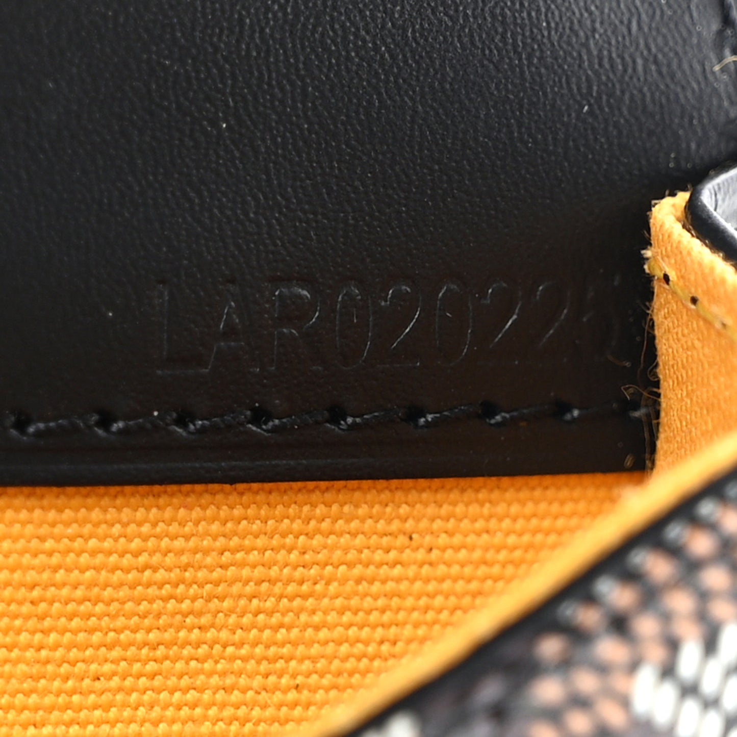 Goyardine Monte Carlo Mini Case Black Gold