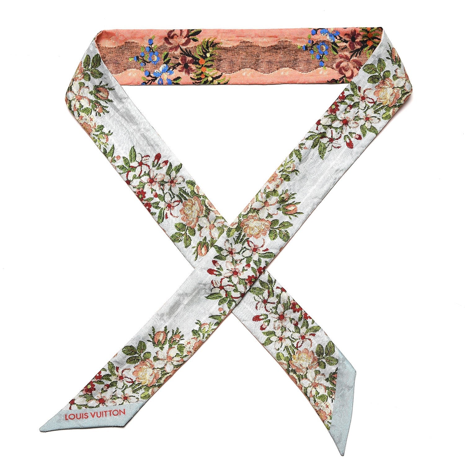 Louis Vuitton Silk Monogram Flowers XVIII BB Bandeau 1 of 4