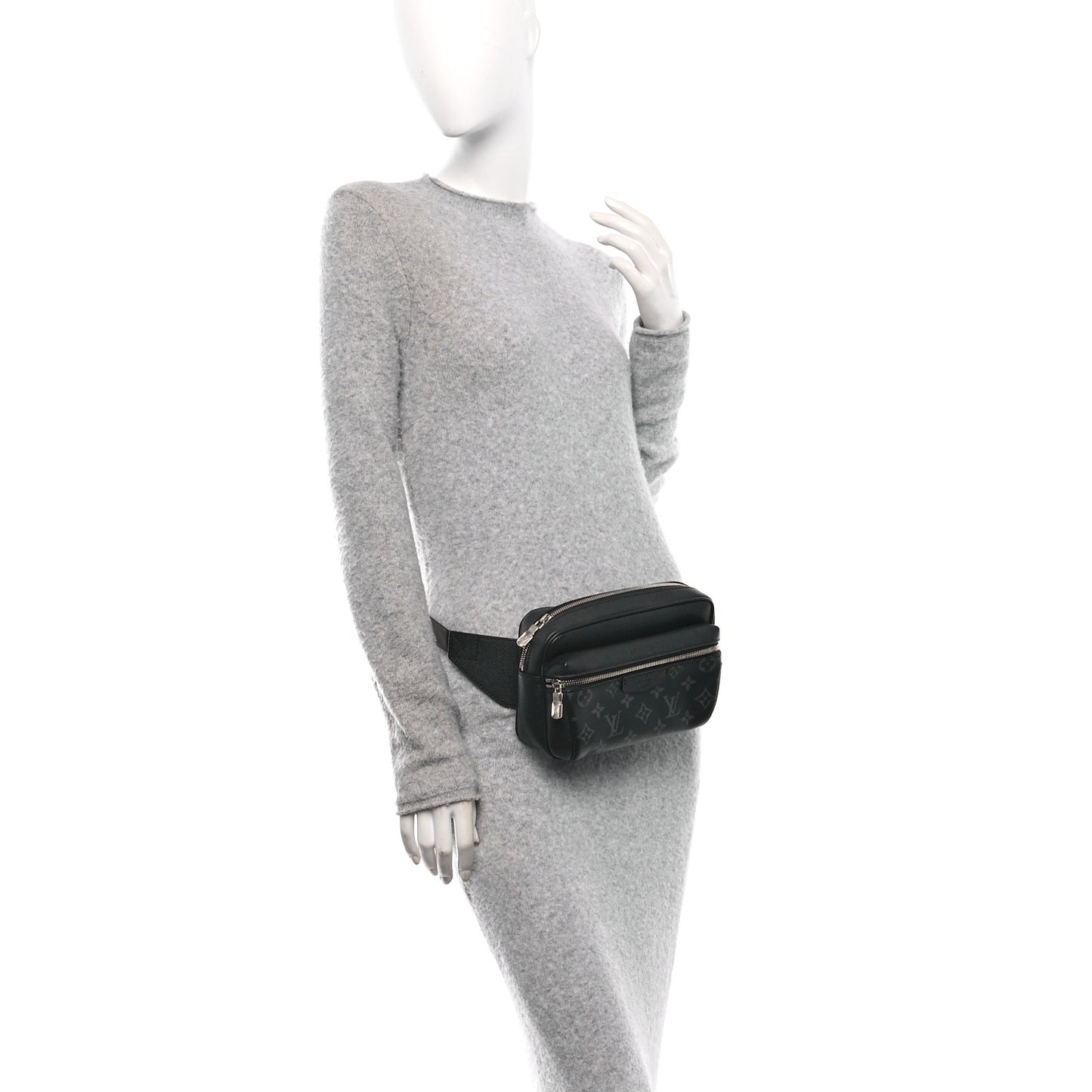 Taiga Monogram Outdoor Bumbag Black