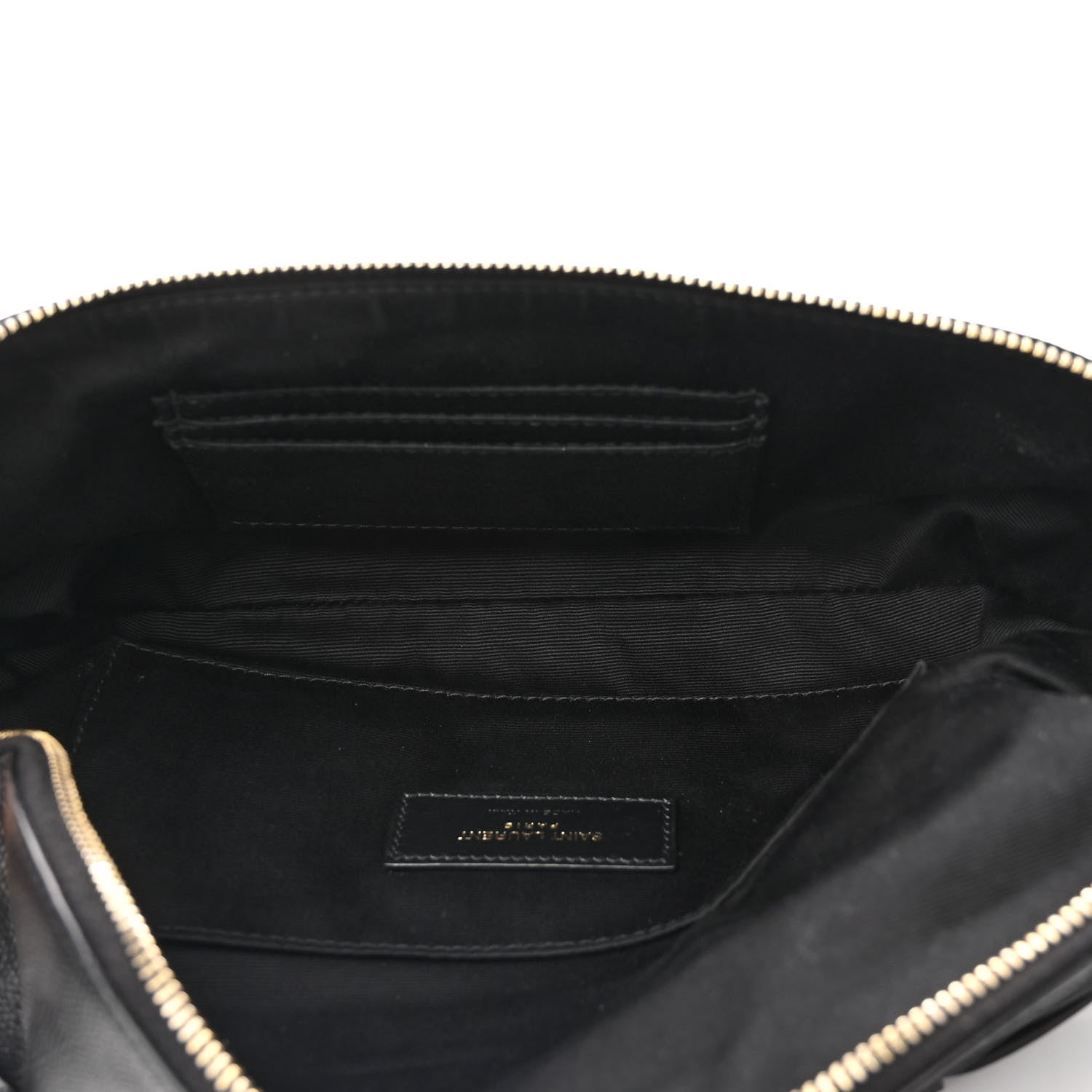 Saint Laurent Grain De Poudre Monogram Belt Bag Black 5 of 13
